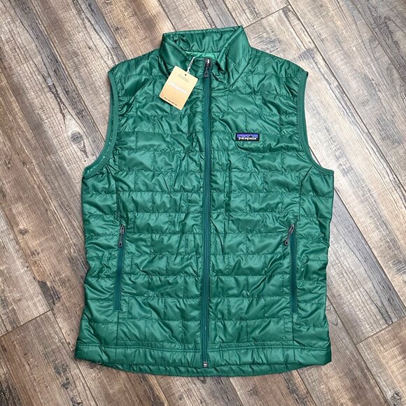 NWT Patagonia Men's Nano Puff Vest Men's Size M Conifer Green Lightweight $189 - Picture 5 of 13